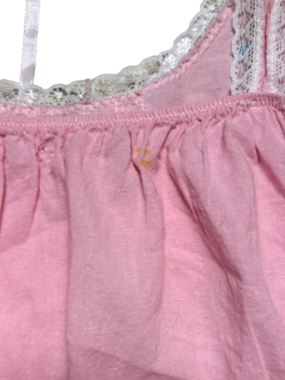 Vintage 100% cotton pink nightgown, small - Picture 8 of 8